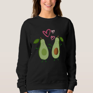 Vegan Avocado You Are My Better Half Valentine's D Sweatshirt