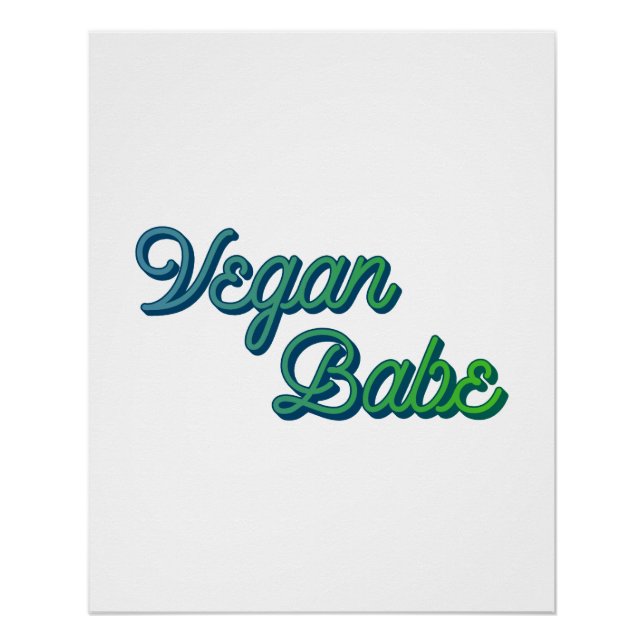 Vegan Babe Poster (Front)