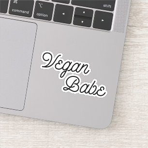 Vegan Babe Sticker