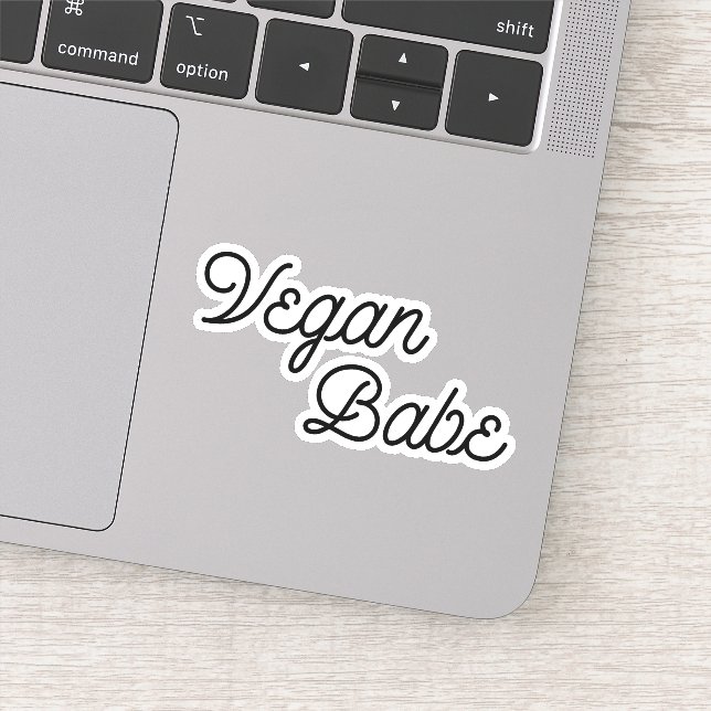 Vegan Babe Sticker (Detail)
