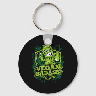 Vegan Bad Cucumber Fitness Bodybuilding Beast  Keychain