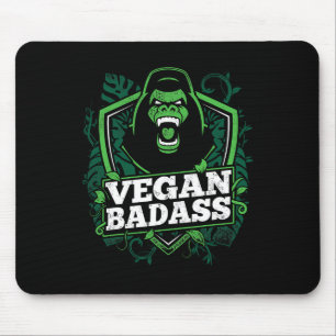 Vegan Bad Fitness Gorilla Bodybuilding Beast Mouse Pad