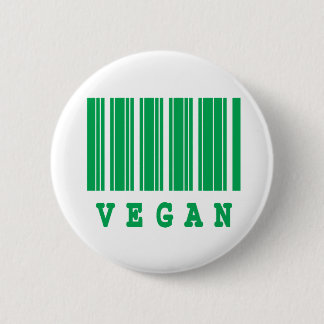 vegan barcode design button