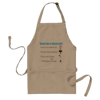 Vegan BBQ Adult Apron