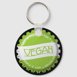 Vegan Bottlecap Keychain