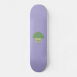Vegan Broccoli Nerd Skateboard at Zazzle