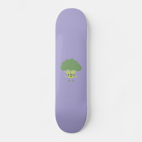 Vegan Broccoli Nerd Skateboard