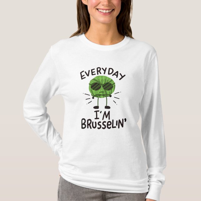 Vegan Brussels Sprouts T-Shirt (Front)