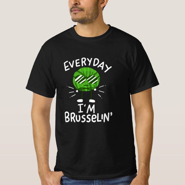 Vegan Brussels Sprouts T-Shirt (Front)