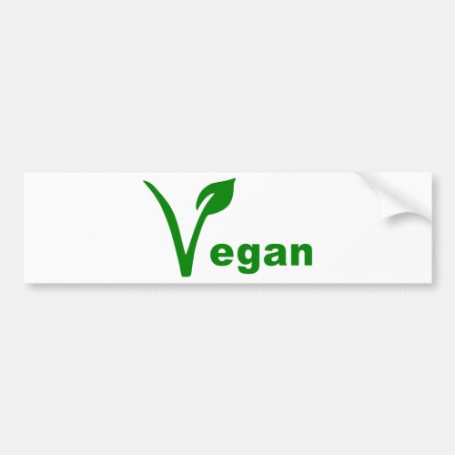 Vegan Bumper Sticker