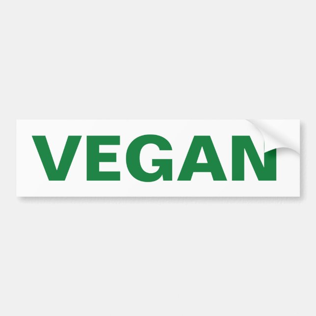 VEGAN BUMPER STICKER (Front)