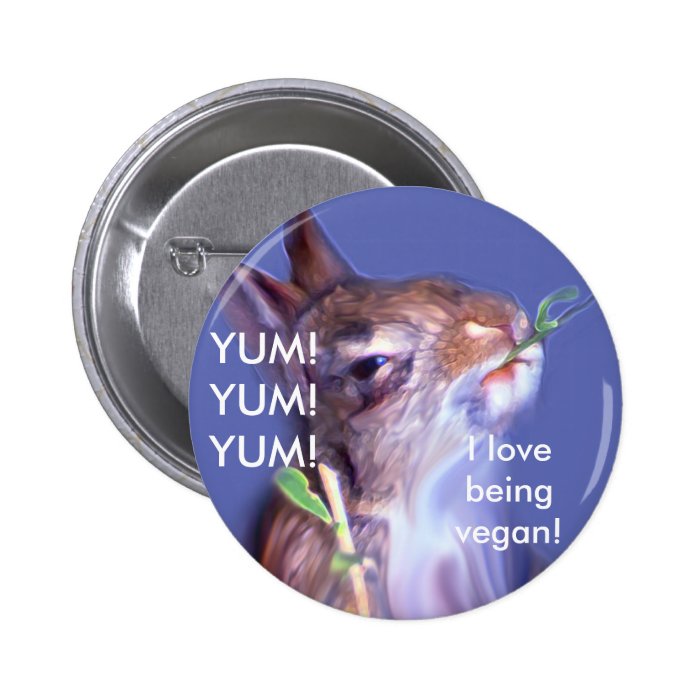 Vegan Bunny Buttons