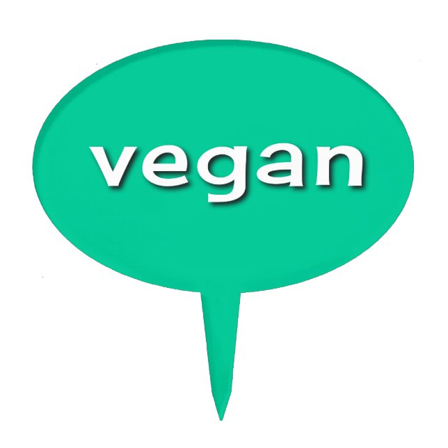 Vegan Cake Pick (Front)