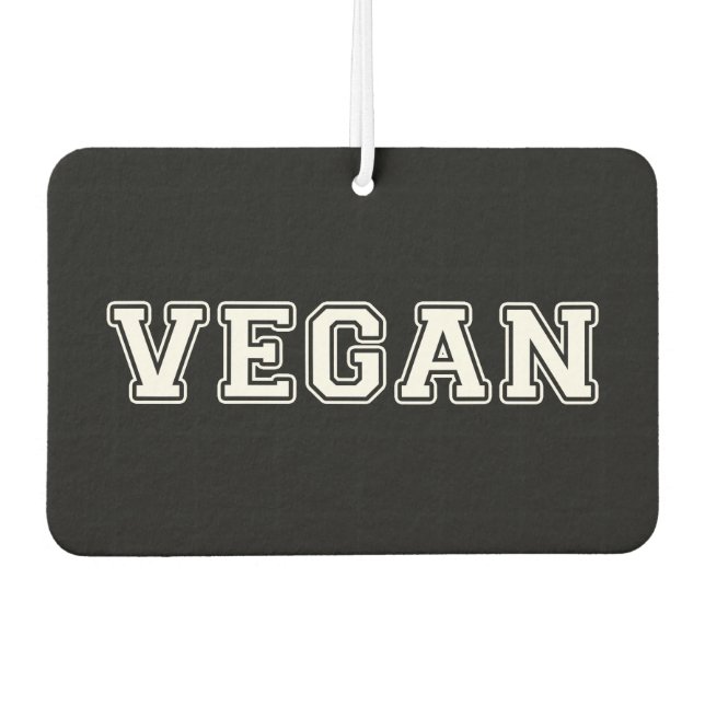 Vegan Car Air Freshener (Front)