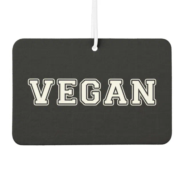 Vegan Car Air Freshener Zazzle