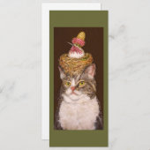 Vegan cat flat card (Front/Back)