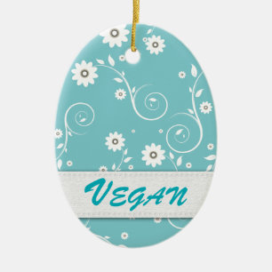 Vegan Ceramic Ornament