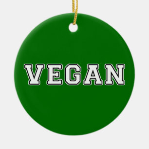 Vegan Ceramic Ornament