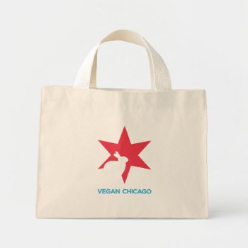 Vegan Chicago Color Logo On Bag by VeganChicago at Zazzle