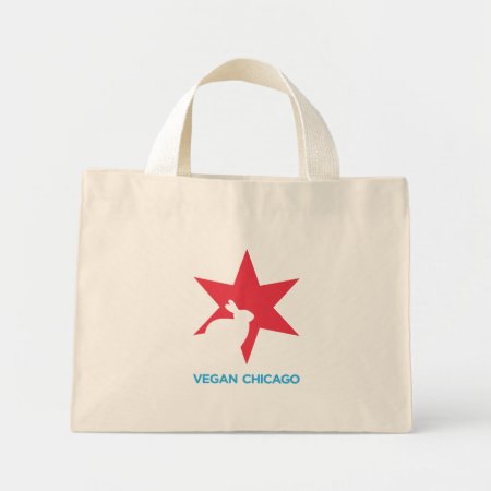 Vegan Chicago Color Logo On Bag