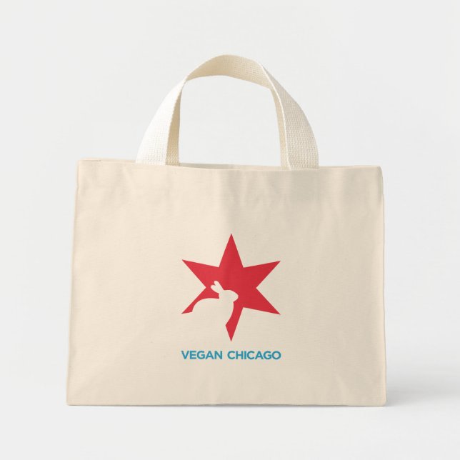 Vegan Chicago Color Logo on Bag (Front)