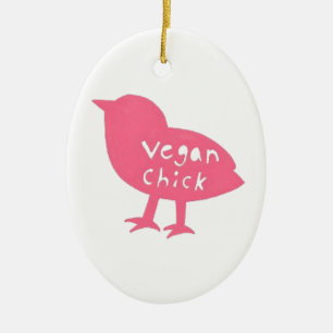 Vegan Chick Ornament