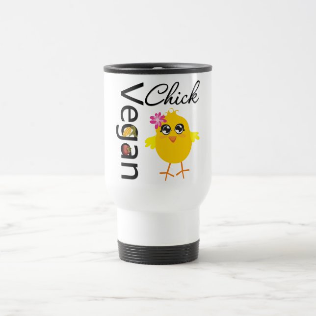 Vegan Chick Travel Mug (Center)