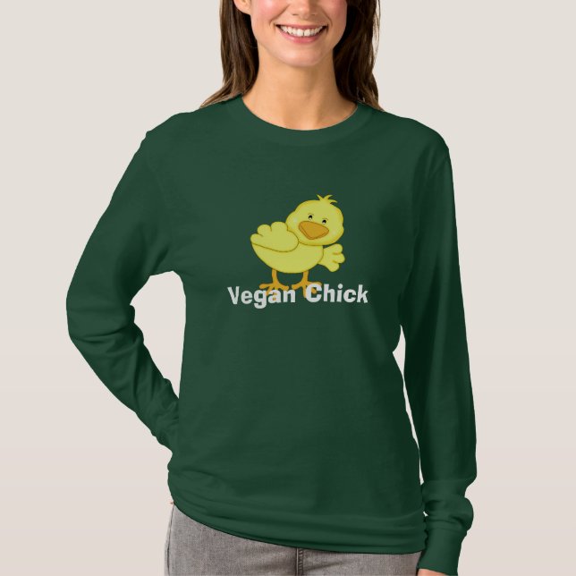Vegan Chick Women's T-Shirt (Front)