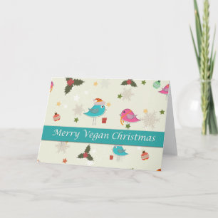 Vegan Christmas Gifts Holiday Card