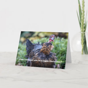 Vegan Christmas Holiday Card