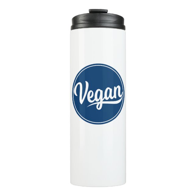 Vegan Circle Thermal Tumbler (Front)