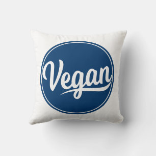 Vegan Circle Throw Pillow