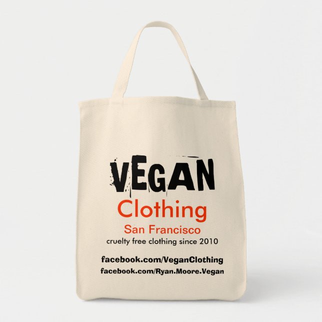 VEGAN Clothing Promo Bag SFG (Front)