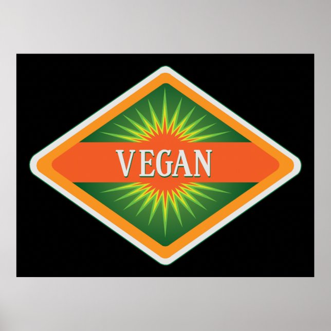 Vegan Colors Logo Poster (Front)