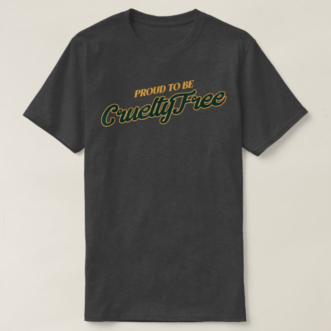 Vegan Cruelty Free Meatless Vegetarian Lacto Ovo P T-Shirt (Design Front)