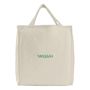 Vegan Custom Embroidered Bag