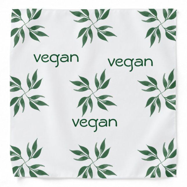 Vegan -  Customizable Bandana (Front)