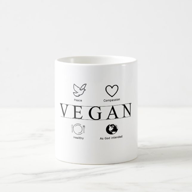 Vegan defined mug (Center)