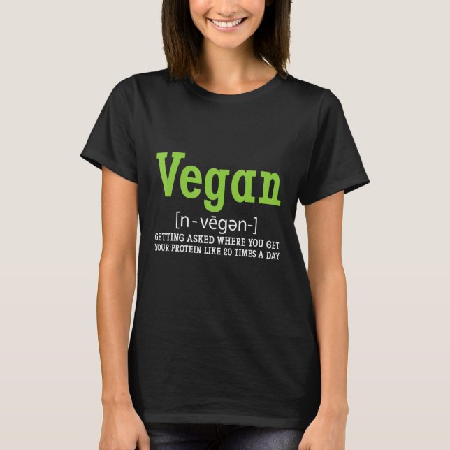 Vegan Definition T-Shirt (Front)