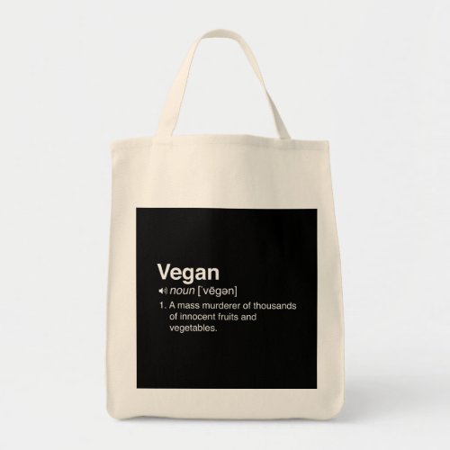 Vegan Definition Tote Bag
