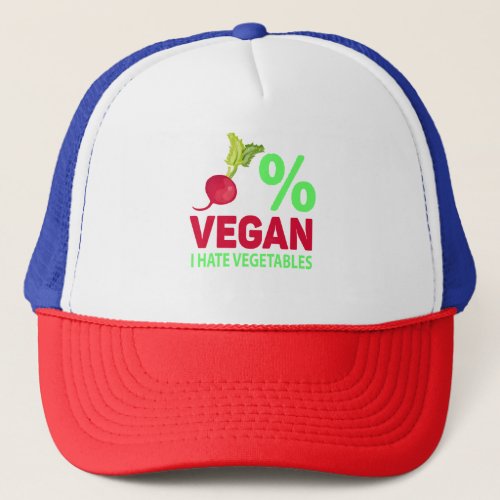 Vegan Delight Indulge in Plant_Powered Goodness Trucker Hat