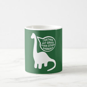 Vegan Dinosaur Coffee Mug