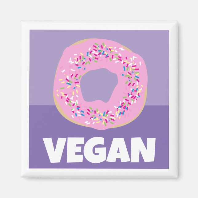 Vegan Donut Magnet (Front)