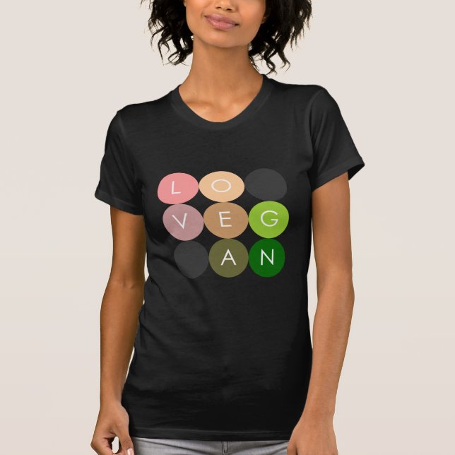 Vegan Dot Love T-Shirt (Front)