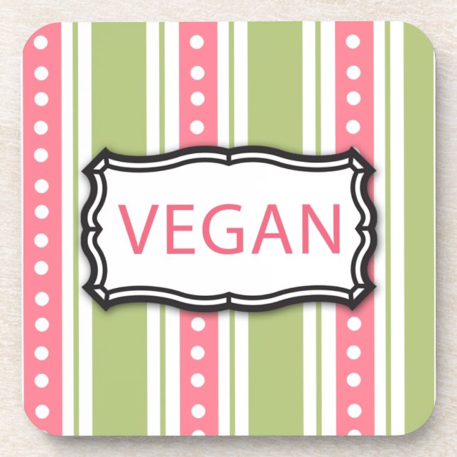 Vegan Drink Coaster (Front)