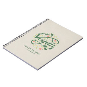 Vegan- Elegant modern creative typography design Notebook