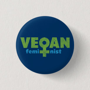 Vegan Feminist Button