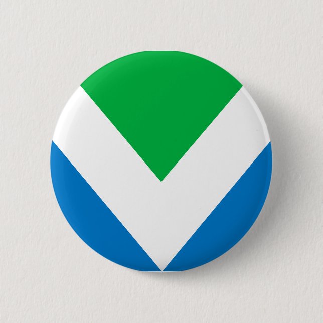 Vegan Flag  Button (Front)