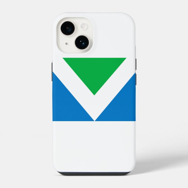 Vegan Flag  Iphone Case (Back)