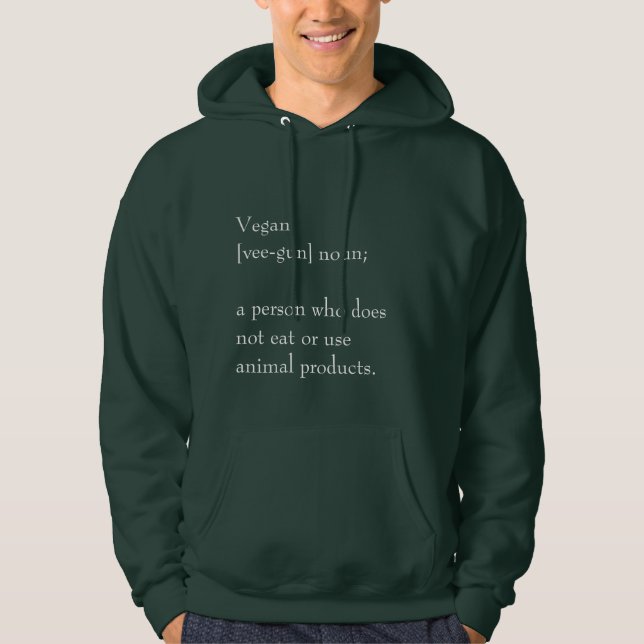 Vegan Food Hoodie (Front)